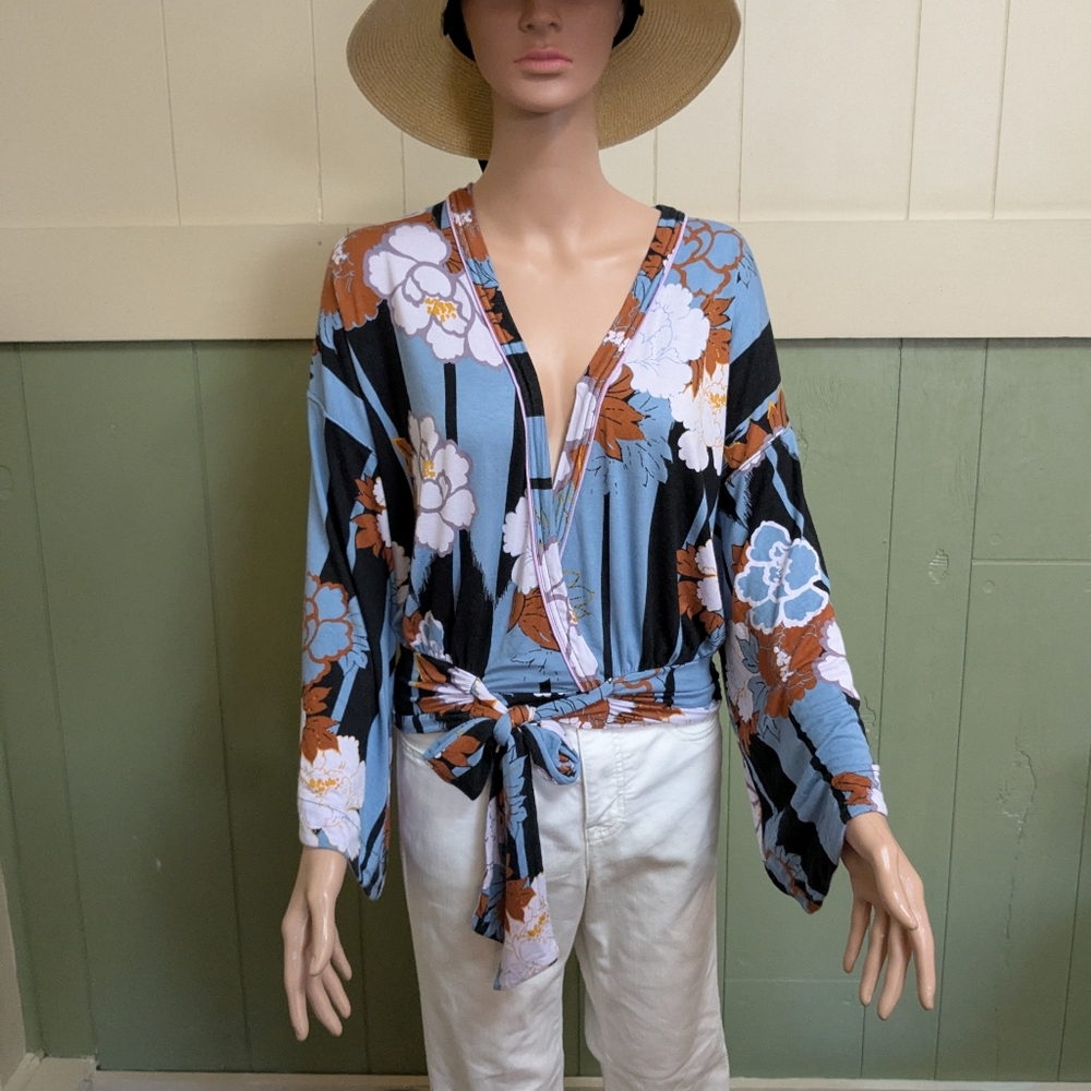 Free People Floral Top